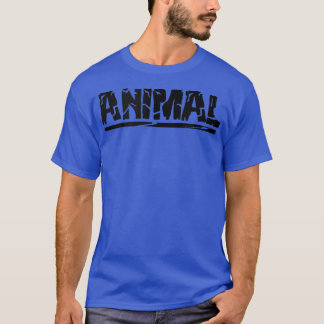 ANIMAL Gym Fitness Workout Bodybuilding Motivation T-Shirt