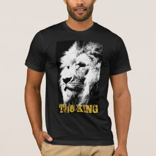 Animal Lion Face Mens Bella+Leinwände Short Sleeve T-Shirt