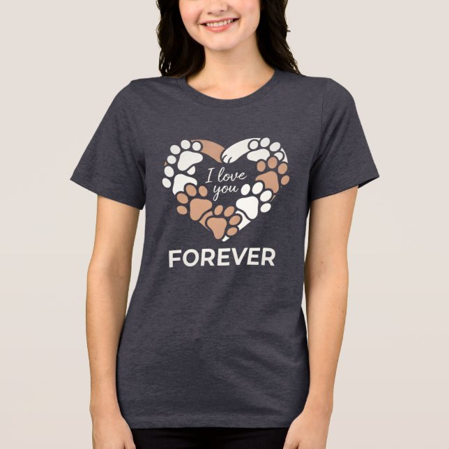 Animal Lover Gift 2026 Tri-Blend Shirt (Vorderseite)