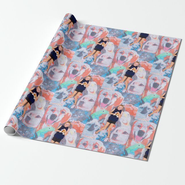 Animal Lover - Kids Art für CHOC Geschenkpapier (Ungerollt)