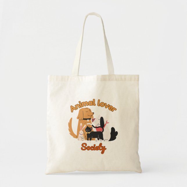 Animal Lover Society for Pet lover   Tragetasche (Vorne)