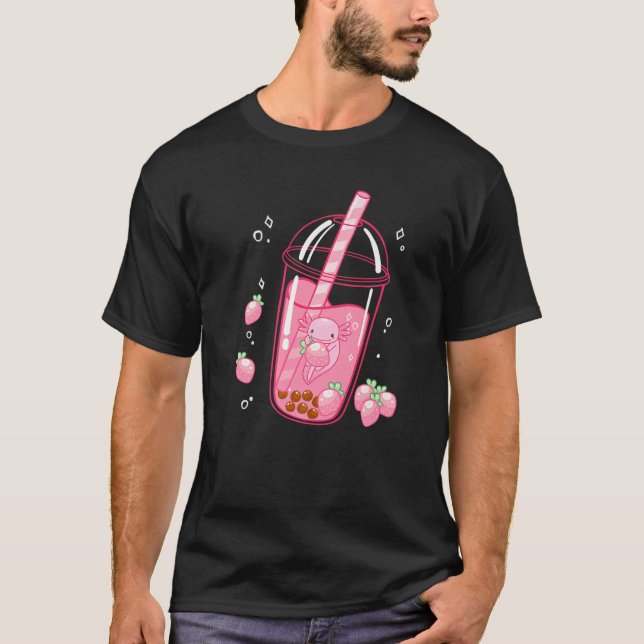 Animal Pastel Niedlich Funny Kawaii Baby Anime Axo T-Shirt (Vorderseite)