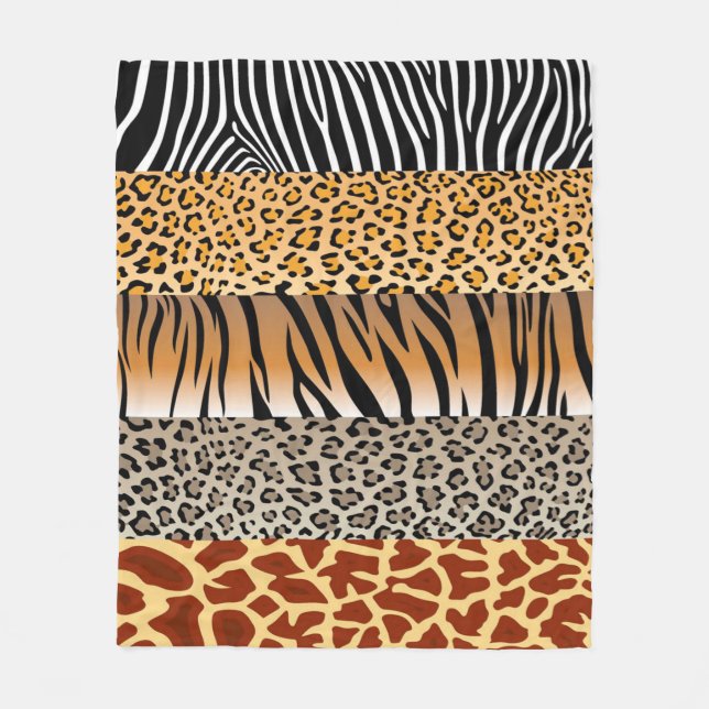 animal patterns|Giraffe Blanket and Comforter| Fleecedecke (Vorderseite)