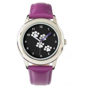 Animal Paw Prints Armbanduhr