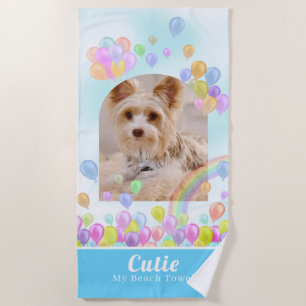 Animal Pet Balloon Beach Handtuch