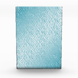 Animal Print Blue Glitzer Glam Fotoblock