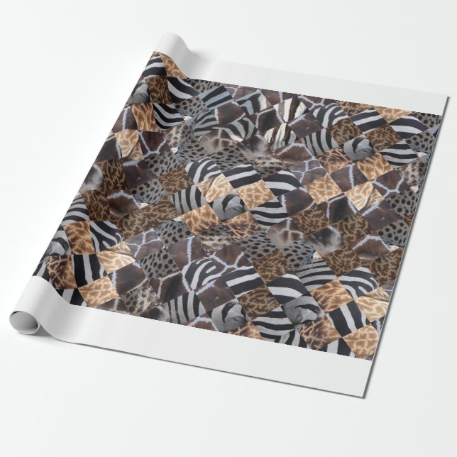 Animal Print Gift Wrap Geschenkpapier (Ungerollt)