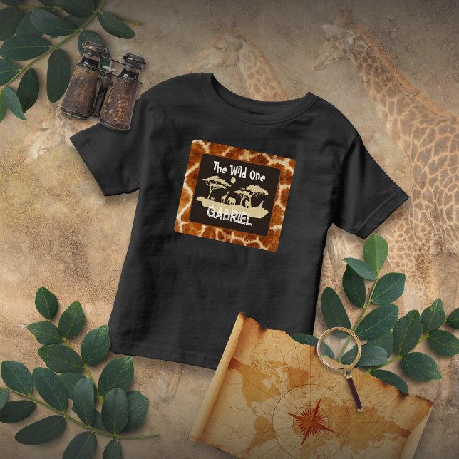 Animal Print Giraffe Wild T - Shirt (Von Creator hochgeladen)