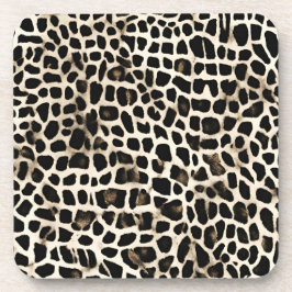 Animal Print - Hard Pastic Coasters Getränkeuntersetzer