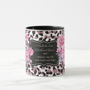 Animal Print I Walk the Line Tasse