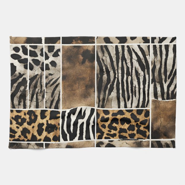 Animal Print - Kitchen Towel Geschirrtuch (Horizontal)