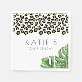 Animal Print Let's Get Wild Partys Serviette