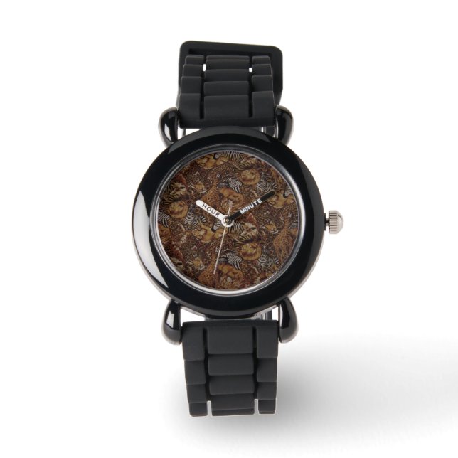 ANIMAL SAFARI JUNGLE ARMBANDUHR (Vorderseite)