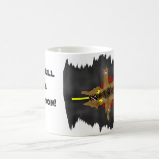 Animal tué sur une route la tasse de raton laveur