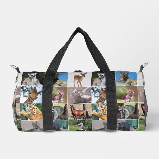 Animal Wildlife Boys Duffle Sac (Recto)
