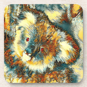 AnimalArt_Bear_005 Getränkeuntersetzer