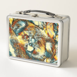 AnimalArt_Bear_006 Metall Brotdose