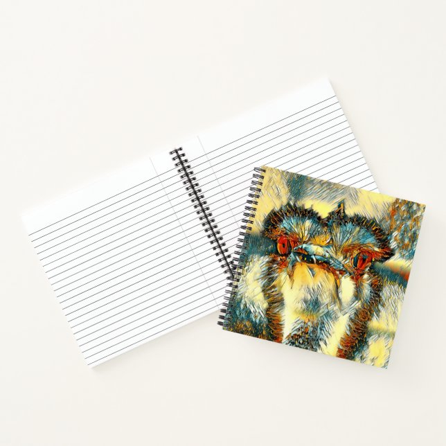 AnimalArt_Bird_008 Notizbuch (Innenseite)