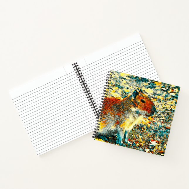 AnimalArt_Capybara_003 Notizbuch (Innenseite)