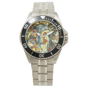 AnimalArt_Chimpanzee_012 Armbanduhr