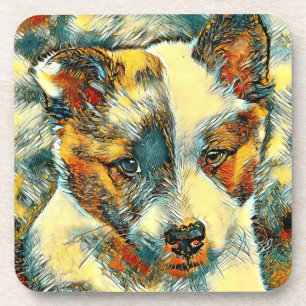 AnimalArt_Dog_013 Getränkeuntersetzer