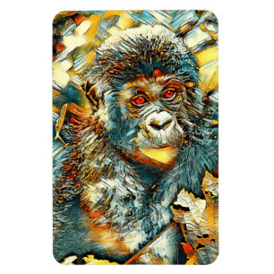 AnimalArt_Gorilla_005 Magnet