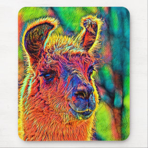 AnimalColor_Alpaca_001 Mousepad