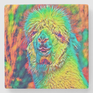 AnimalColor_Alpaca_005 Steinuntersetzer