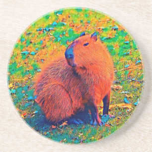 AnimalColor_Capybara_008 Getränkeuntersetzer