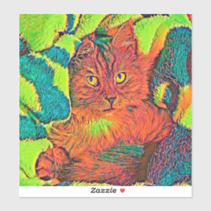 AnimalColor_Cat_005 Aufkleber