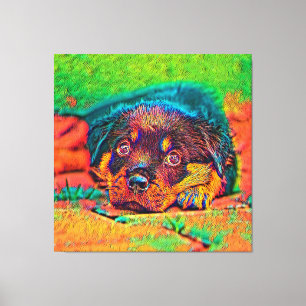 AnimalColor_Dog_002 Leinwanddruck
