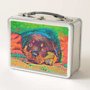 AnimalColor_Dog_002 Metall Brotdose