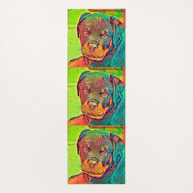 AnimalColor_Dog_003 Yogamatte (Rückseite)