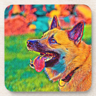 AnimalColor_Dog_019 Getränkeuntersetzer