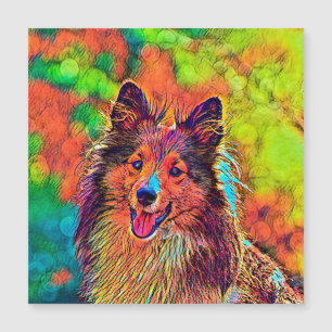 AnimalColor_Dog_024 Magnetkarte