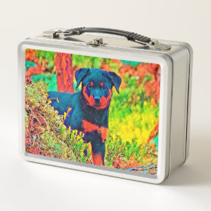 AnimalColor_Dog_031 Metall Brotdose