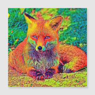 AnimalColor_Fox_001 Magnetkarte