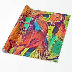 AnimalColor_Horse_001_by_JAMColors Geschenkpapier