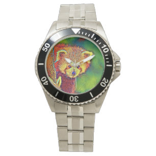 AnimalColor_RedPanda_016 Armbanduhr