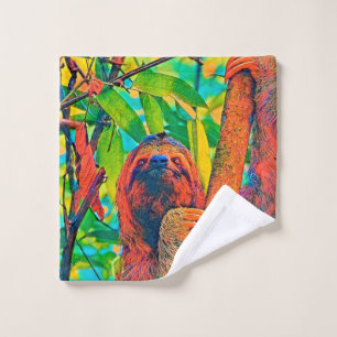 AnimalColor_Sloth_003 Waschlappen