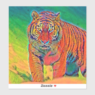 AnimalColor_Tiger_005 Aufkleber