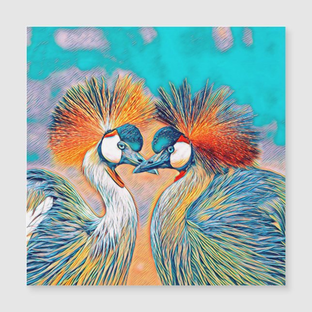 AnimalMix_Bird_004 Magnetkarte (Vorderseite)