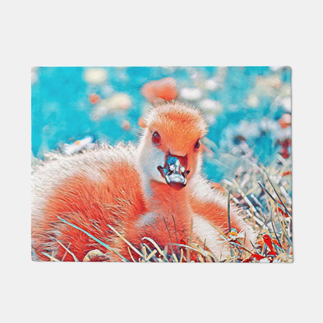 AnimalMix_Bird_019 Fußmatte (Vorderseite)