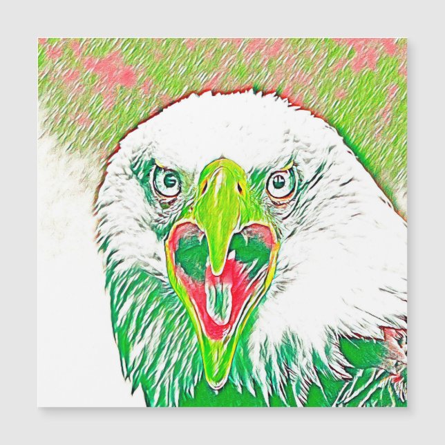 AnimalMix_Bird_029 Magnetkarte (Vorderseite)