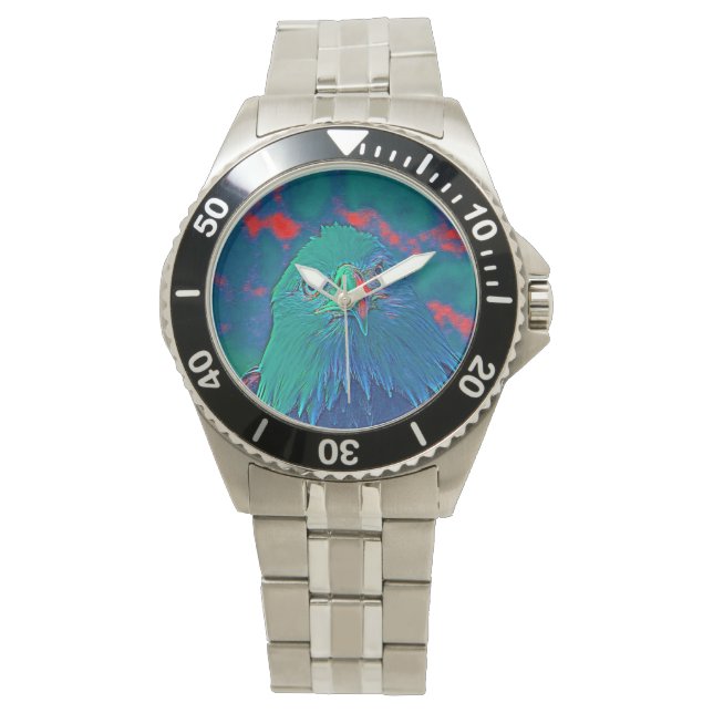 AnimalMix_Bird_048 Armbanduhr (Vorderseite)