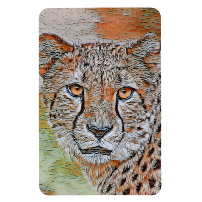 AnimalMix_Cheetah_020 Magnet (Vertikal)