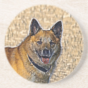 AnimalMix_Dog_004 Getränkeuntersetzer