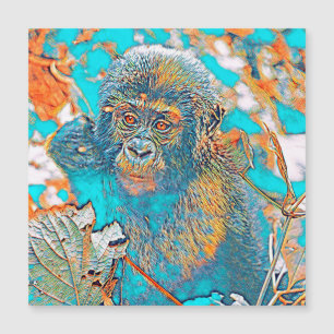 AnimalMix_Gorilla_002 Magnetkarte