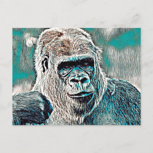 AnimalMix_Gorilla_008 Postkarte