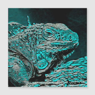 AnimalMix_Iguana_001 Magnetkarte